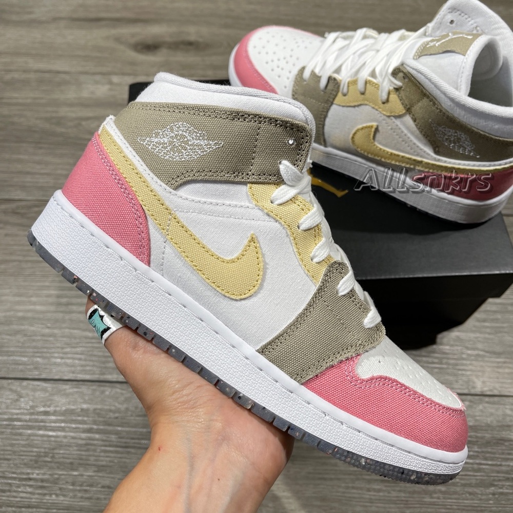 Air Jordan 1 Mid Pastel GS